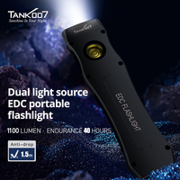 Tank007 Rechargeable super strong magnetic torch portable lantern dustproof waterproof for outdoor adventure hiking bicycle WF02