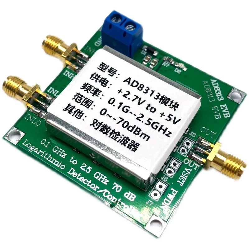 0,1 GHz bis 2,5 GHz 70 dB HF-Signal leistungs messer Logarith mischer Detektor ad8313 5V Controller Relais