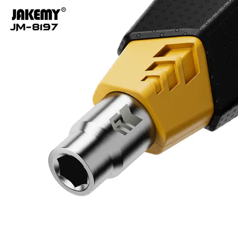 JAKEMY-8197 Precisionsskruvmejselsats 14 i 1 magnetiska Phillips- och Torx-skruvmejselbits lämpliga för PC och kamera iPhone etc. 6 best sales iPhone-skruvmejselsats - №5