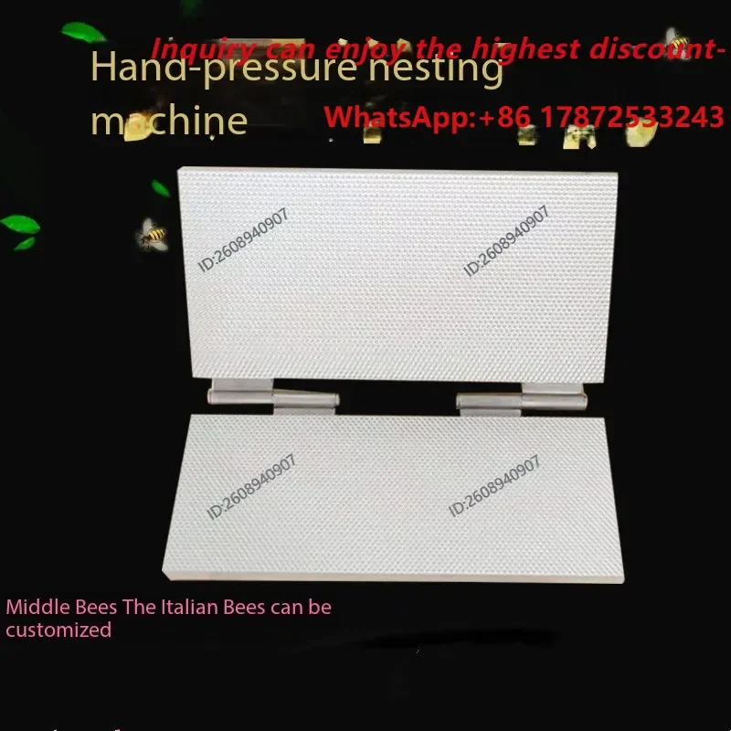 420×220mm Manual Beeswax Foundation Press Machine, Honeycomb Comb Mold, Beekeeping Tool