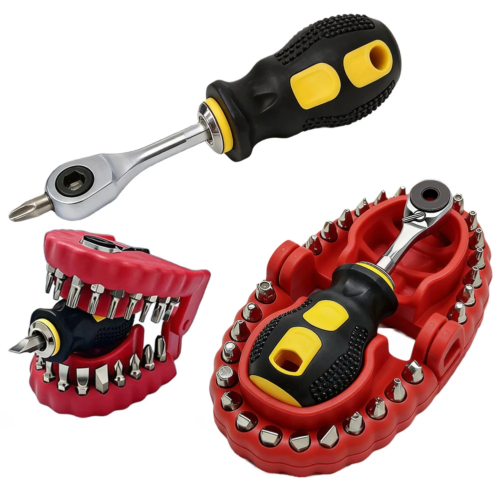 

Многофункциональный набор бит для отверток: шлицевые, крестовые, звездообразные, шестигранные. Ручные инструменты.