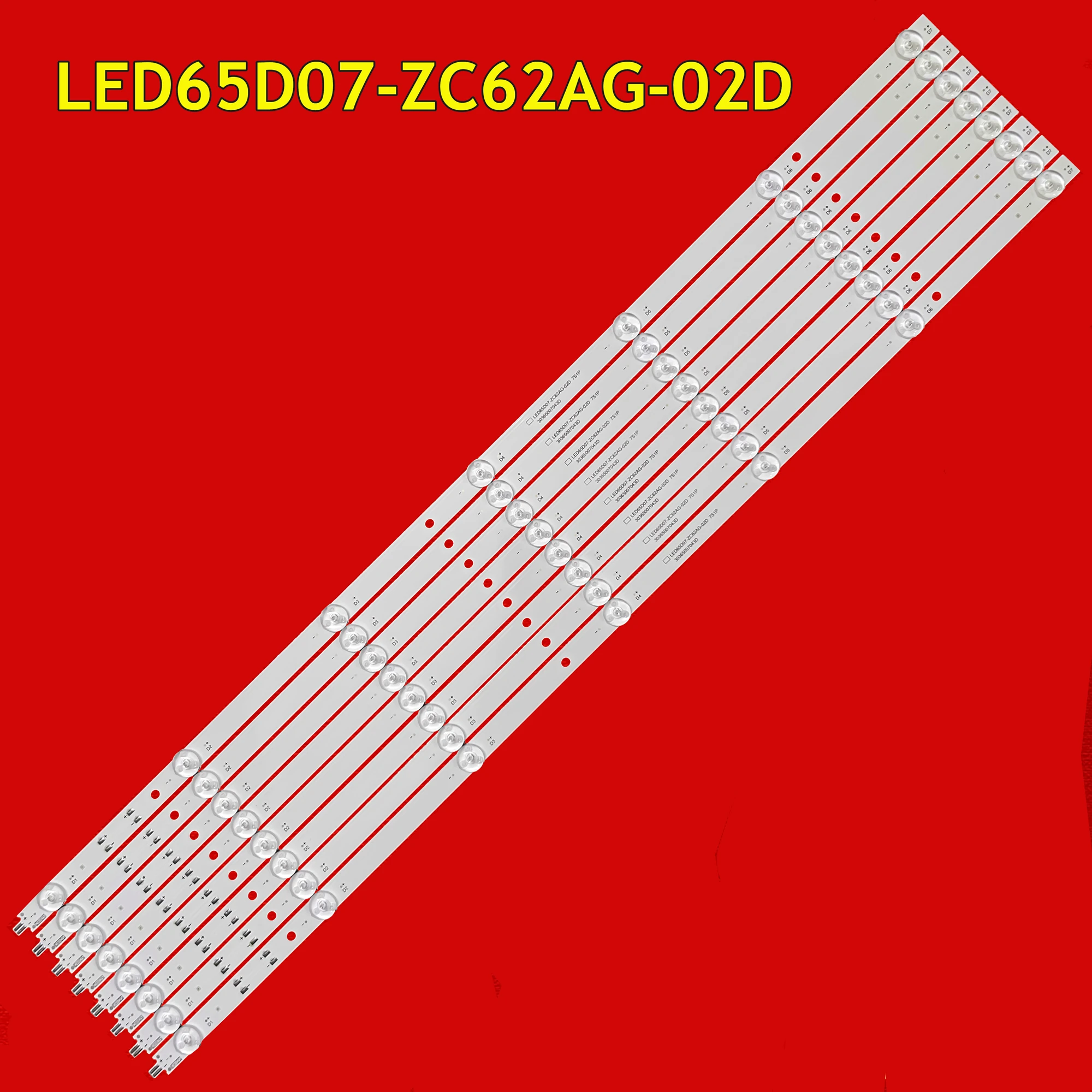 LED TV Backlight Strip for 65R3 LS65Z51Z LU65C7 LU65C31 LU65D31(PRO) LT-65MCS780 LED65D07-ZC62AG-02D