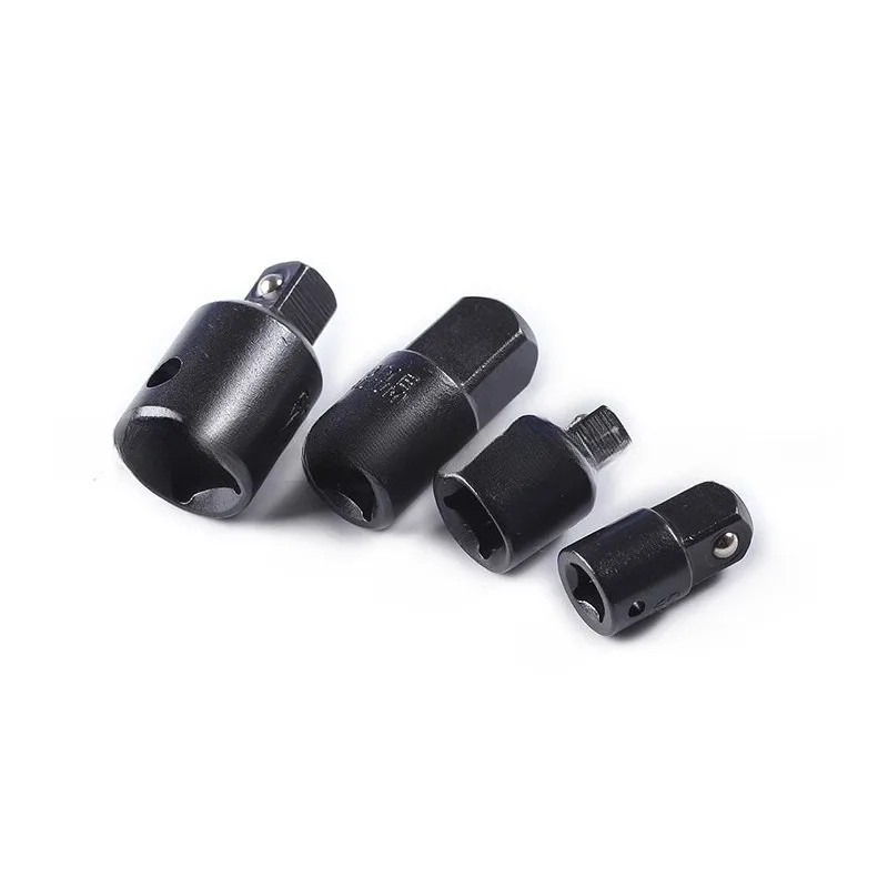 Universal Socket Wrench Adapter Heavy Duty High Hardness Steel 1/4 3/8 1/2 Drive Reducer Conversion Tool for Repair Work