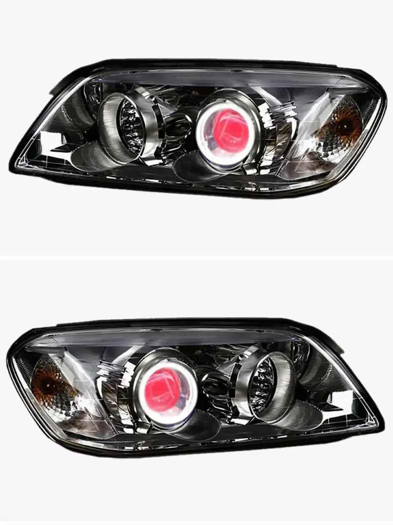 LED Headlight Assembly Angel Eye Daytime Running Light with Turn Signal for Chevrolet Captiva 08-17
