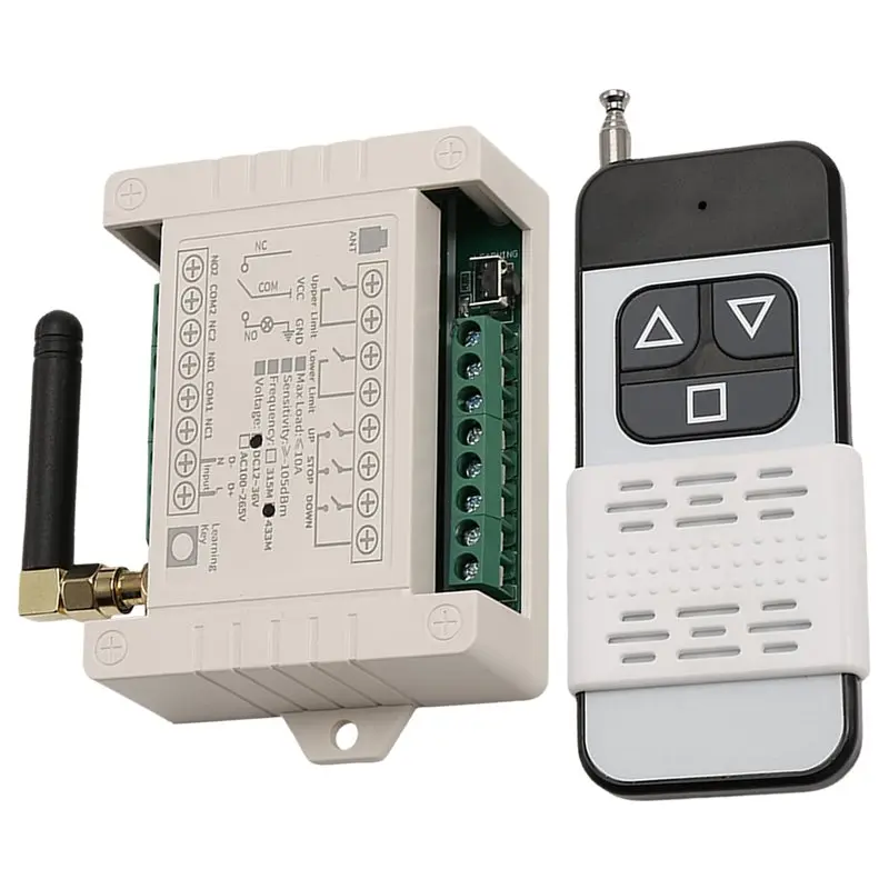FULL-433Mhz Wireless Remote Control Switch DC12V-36V Controller For Motor Forward Reverse Light Lamp Water Pump Equipment