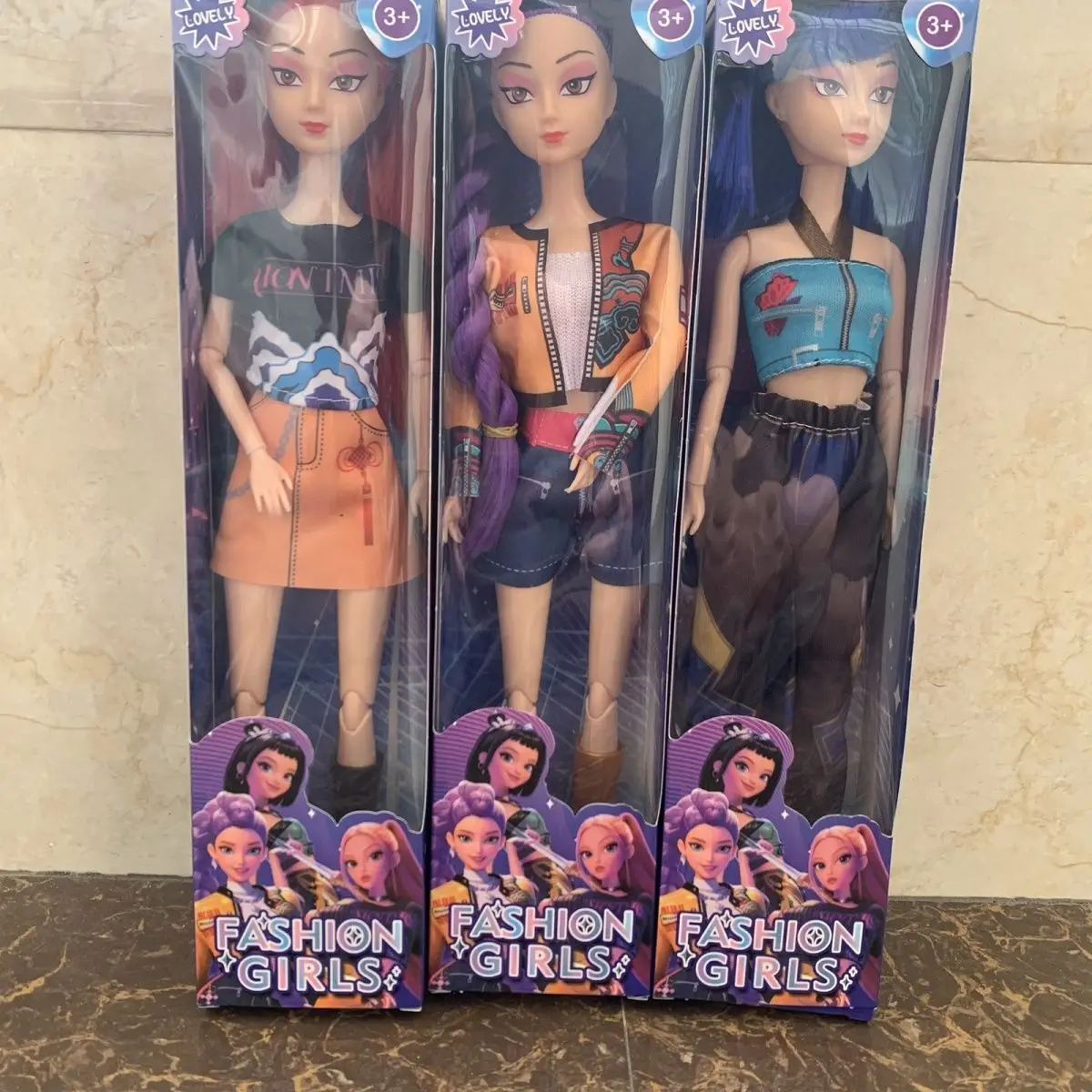 

2026 New K-Pop Devil Hunter Rumi Mira Zoey Anime Doll Set - Cute Role Playing Doll Action Doll Birthday Gift