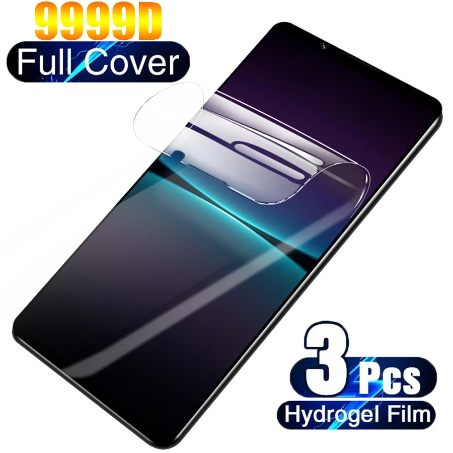 

3pcs Silicone Matte Hydrogel film For Sony Xperia 10 1 5 IV III II XZ4 XZ3 XZ2 Premium XZ1 Compact Full Cover Screen Protector