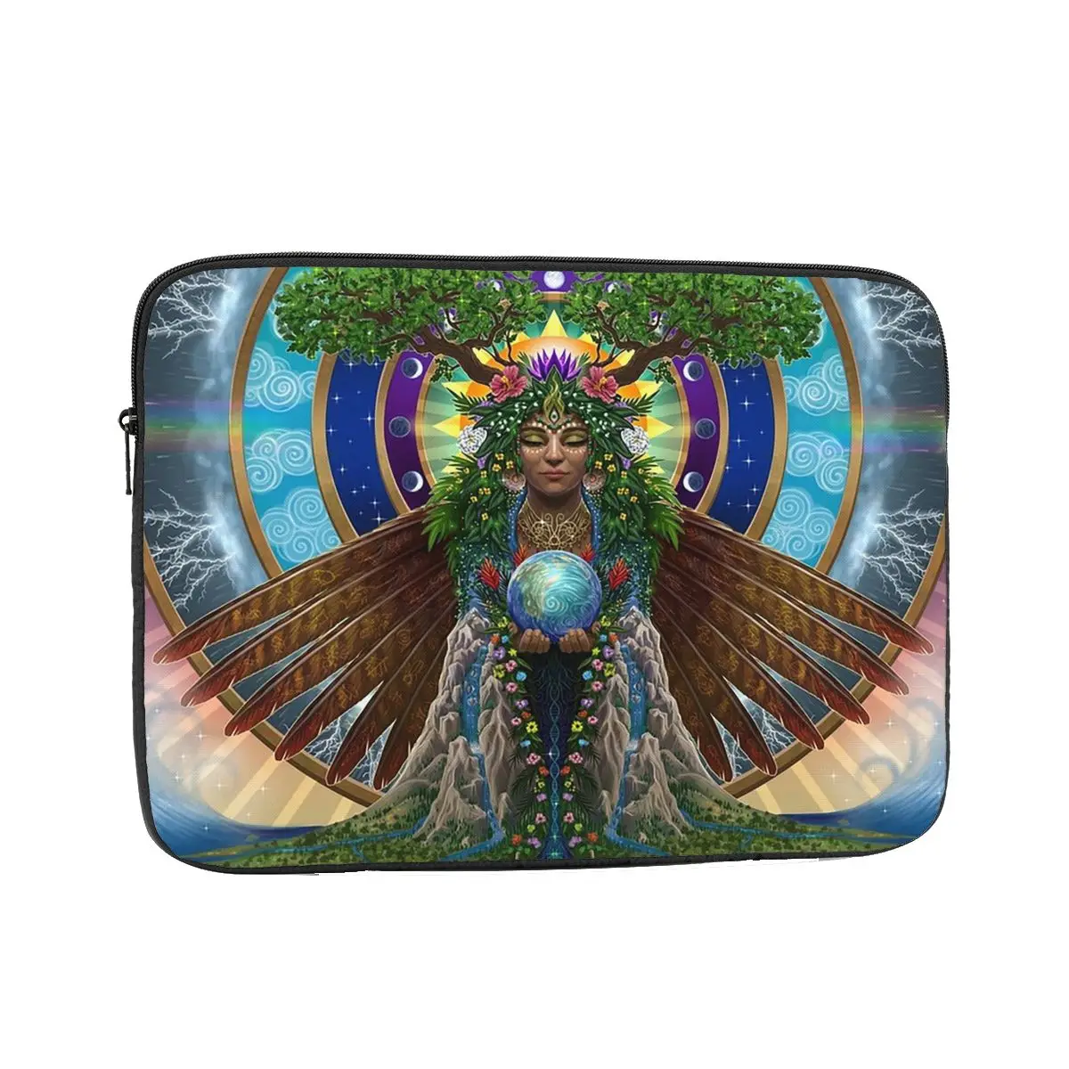 

Gaia Sacred System Laptop Sleeve Cover Bag 10 12 13 15 17 Inch Notebook Bag Sleeve Tablet Shockproof Case Bag
