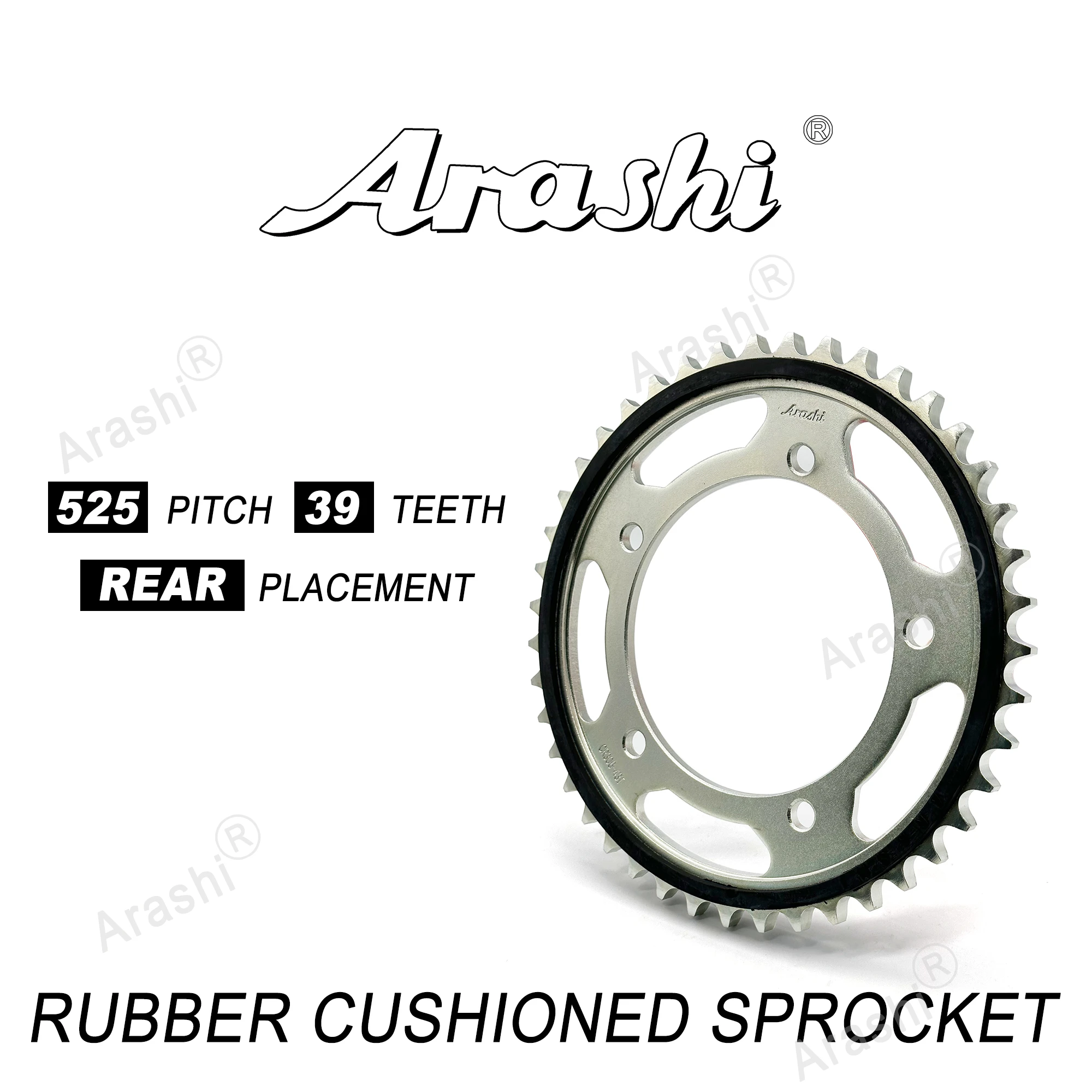 

Arashi 525 Pitch 39 Teeth Rear Sprocket For Kawasaki Ninja1000 2016 2017 2018 2019 2020 ZX1000 Drive Sprocket fit Ninja ZX10R SE