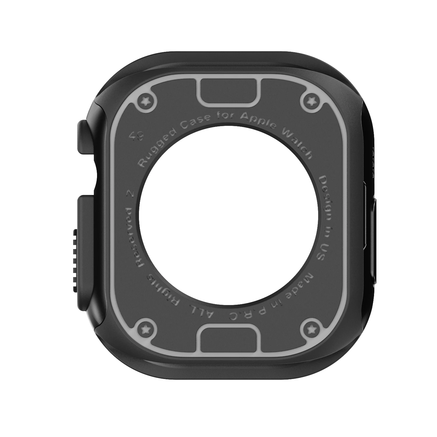 Coque antichoc 2 en 1 pour Apple Watch, TPU + PC, pare-chocs de protection pour iWatch Series Ultra 9, 8, 7, 6, 5, 4 SE, 49mm, 41mm, 45mm, 40mm, 44mm