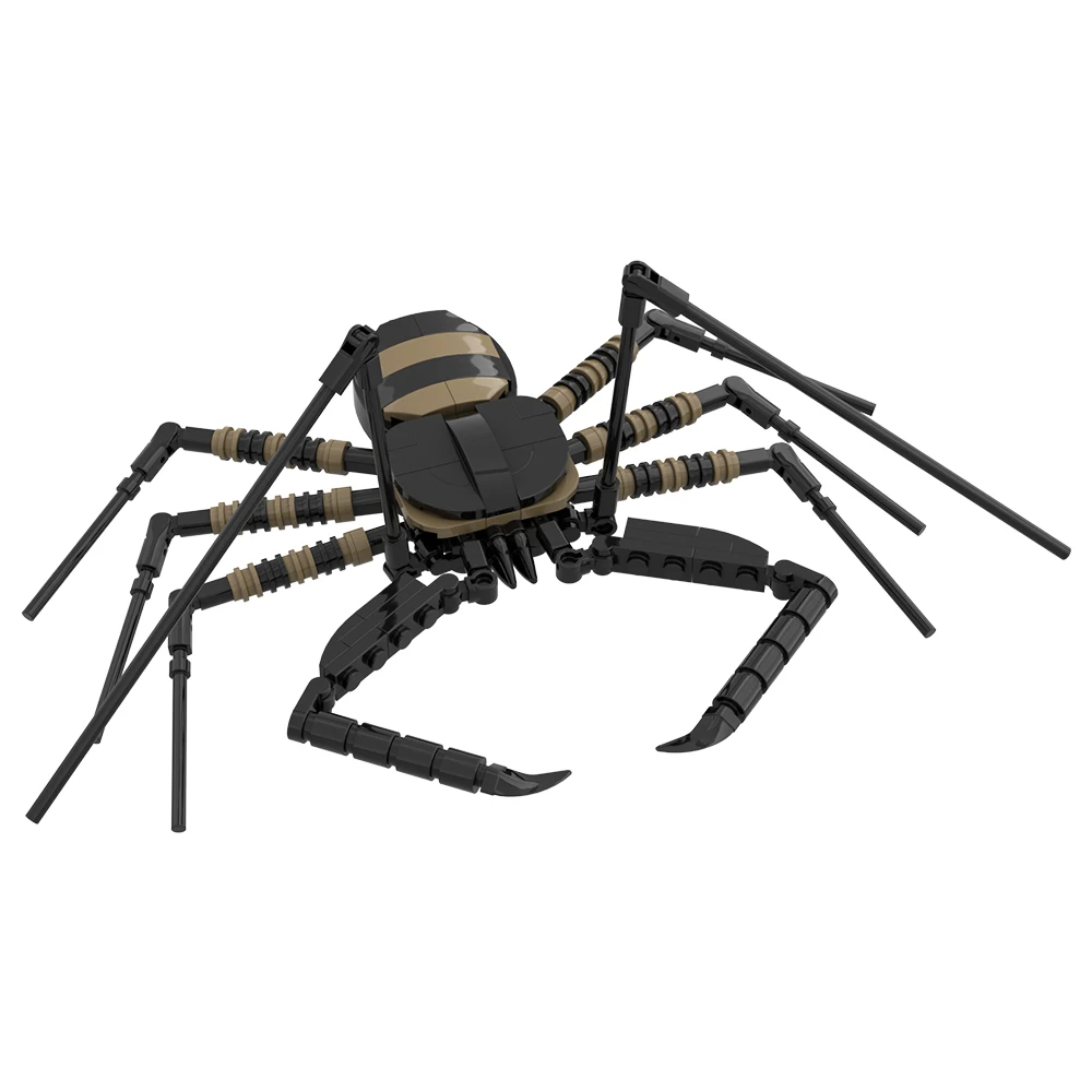 MOC テールレスホイップサソリビルディングブロックモデル生物昆虫 Amblypygi 注文レンガ組み立ておもちゃ子供のためのギフト