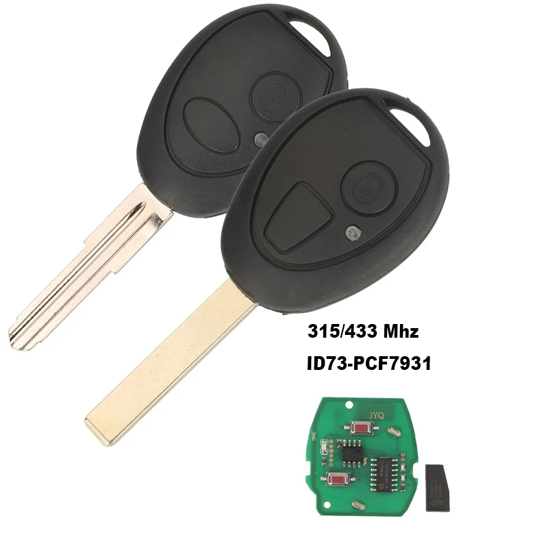 

Jingyuqin дистанционный ключ от машины для Land Rover Discovery 1999-2004 PCF7931AS чип 315/433 МГц N5FVALTX3/73370847C кодовая этикетка на печатной плате