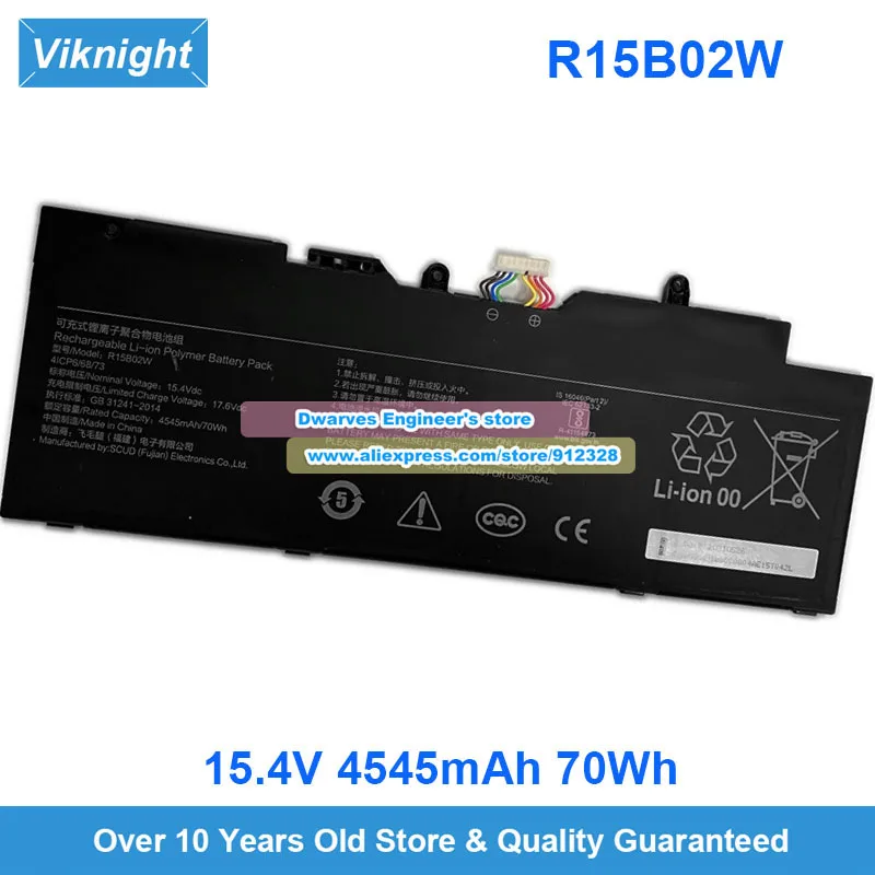 R15B01W R15B02W R15B03W Battery R15B05W R15B06W R15B07W for Redmibook Pro 15 Enhanced R7 Pro X 15 Pro 15.6 inch