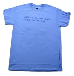 Billi Eilish Mens When We All Fall Asleep. Where Do We Go? Shirt New XS, M, XL