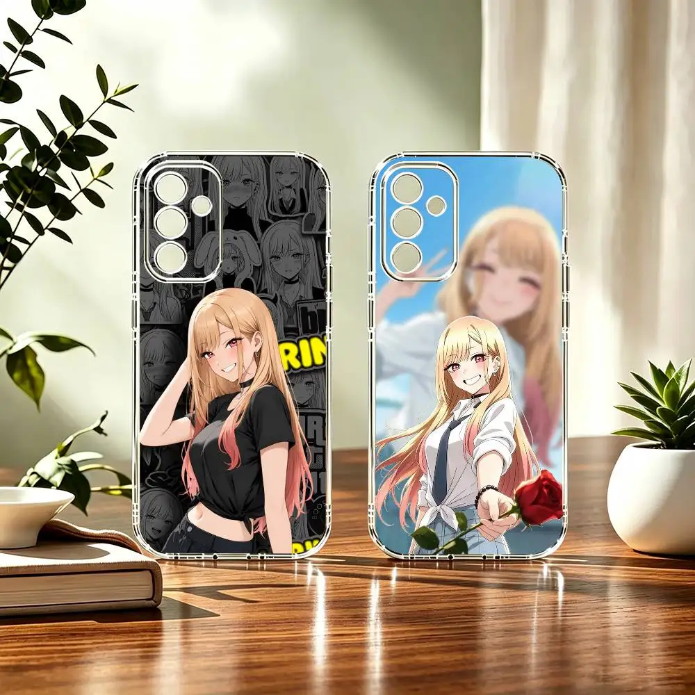 Marin Kitagawa cute My Dress Up Darling Basic Phone Case For Samsung A71, A70, A52, A51, A40, A30, A20 Transparent Cover