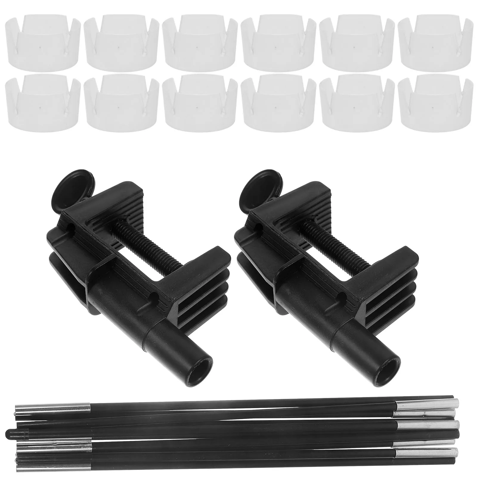 

Fiber Rod Balloon Stand Wedding Arch Adjustable Shower Birthday Party Decor Clamps for Christmas