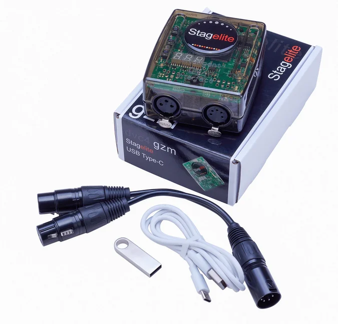 

DVC4 GZM 2020 Set Intelligent DMX Interface China-made DMX USB Controller Supports 1536 Channels