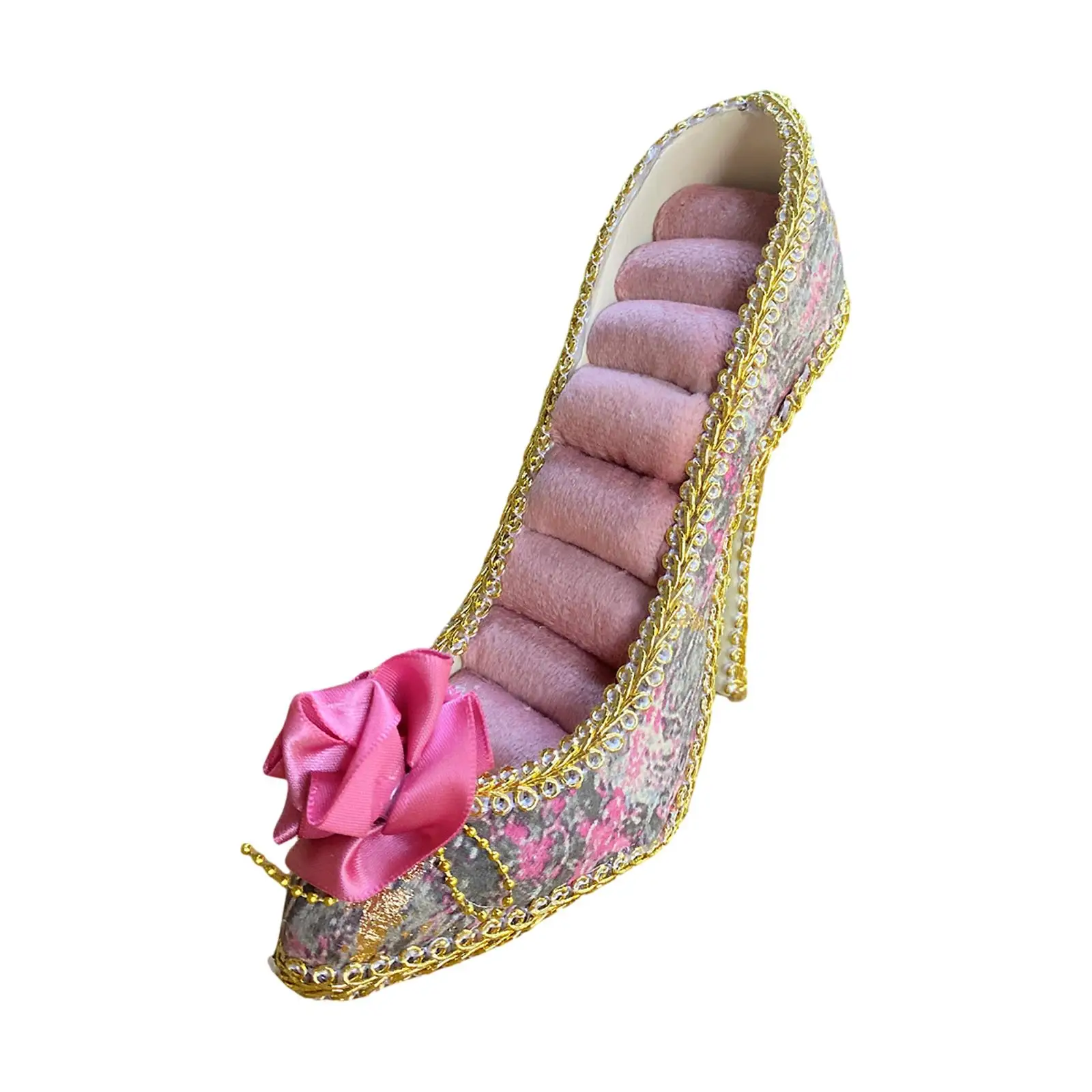 Rings Display Stand High Heel Rings Organizer for Dresser Countertop Stores