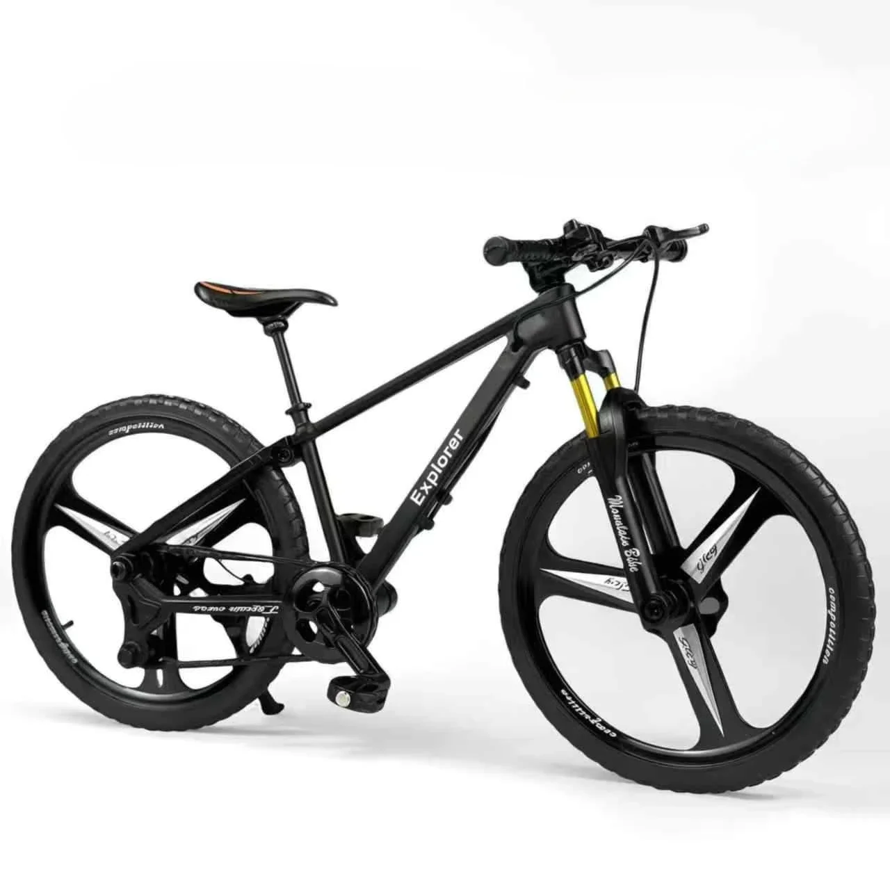  Upgrade Double Shock Absorber Rapid Descent Mountain Bike Finger Mini Bike Simulation Metal Bicycle Collection Gifts