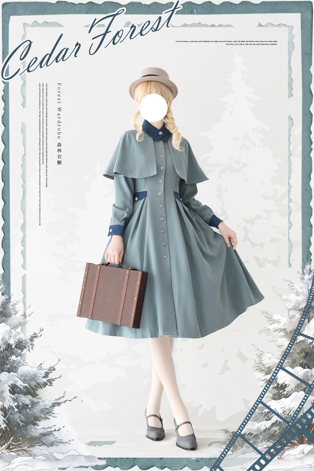 Elegant French Style Overcoat Winter Warm Coat Cotton Thickened Single Breasted Chic Casual Coats Lady Coat