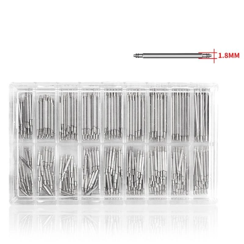 02dd 8-25mm relógio Banda Spring Bars Strap Link Pins Repare Pins Link Pins Define Ferramentas Reparação Profissional