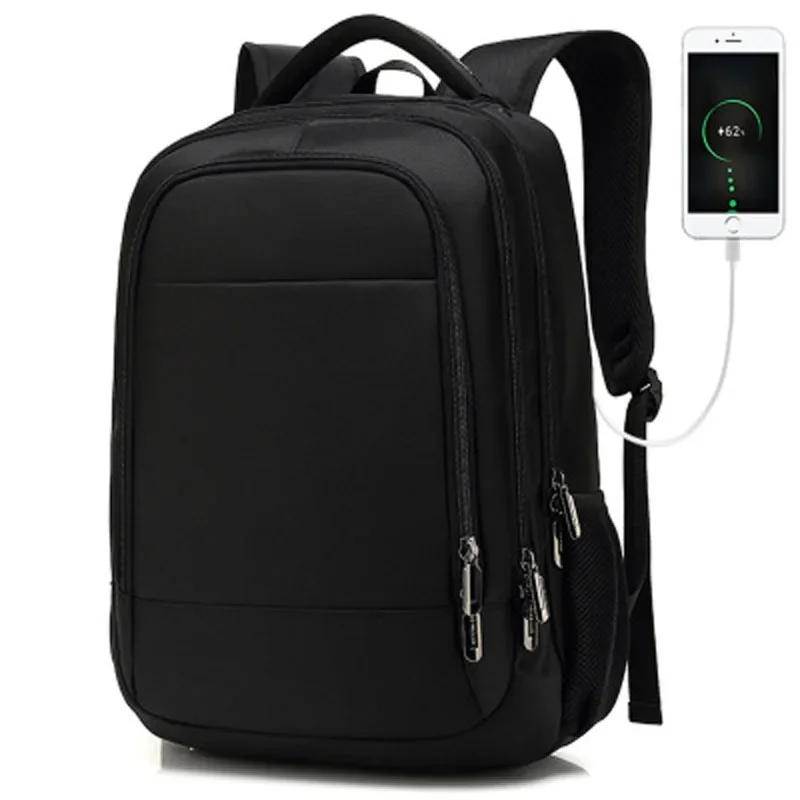 

Multifunction USB Charging Fashion Business Casual Travel Anti-theft Waterproof 17 Inch Laptop Men Backpack