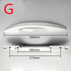 Length 360 mm Refrigerator ABS Plastic Handle Commercial Refrigerated Cabinet Freezer Door Handle
