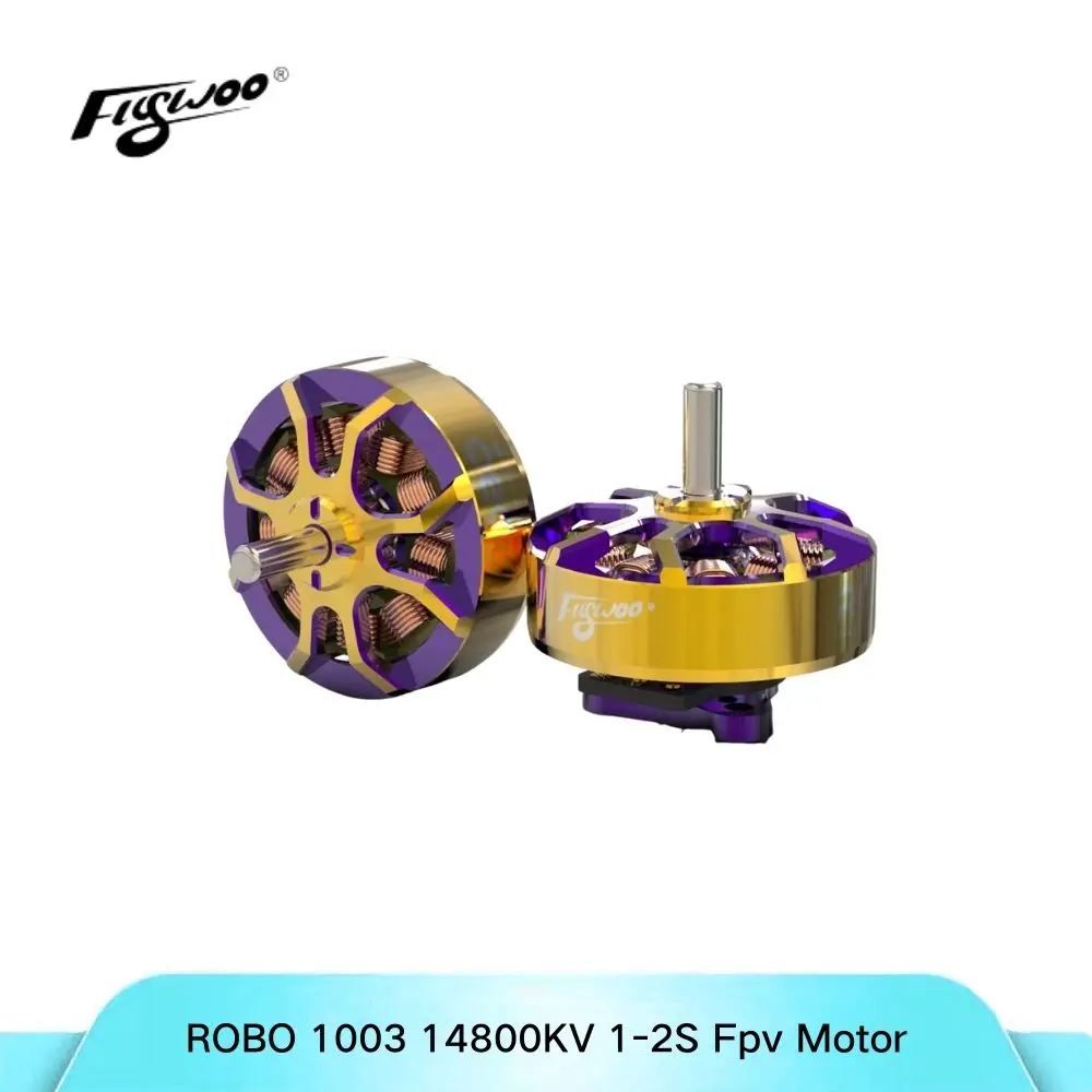 

FLYWOO RB1003 14800KV Brushless Motor with High Efficiency and Stable Control Suitable for Whoop and Toothpick Drones