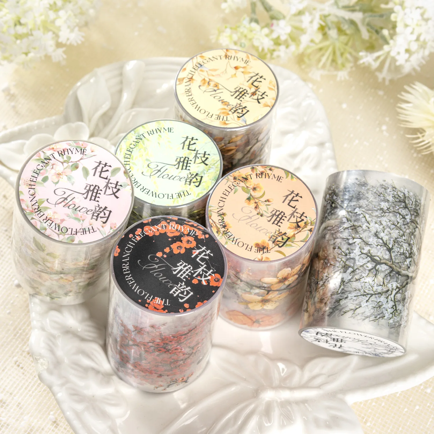 1pcs DIY Decoration Adhesive Tapes Japanese elegant rhyme Washi Tapes Masking Tapes stickers stationery