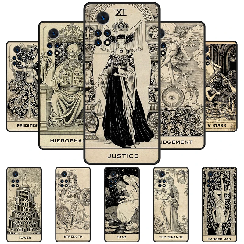 Tarot Cards For Halsey HFK Phone Case For Redmi Note 11 EPro 11S 10T 9S Promax 8 Pro Xiaomi Mi 11 12X 12S Ultra Cover