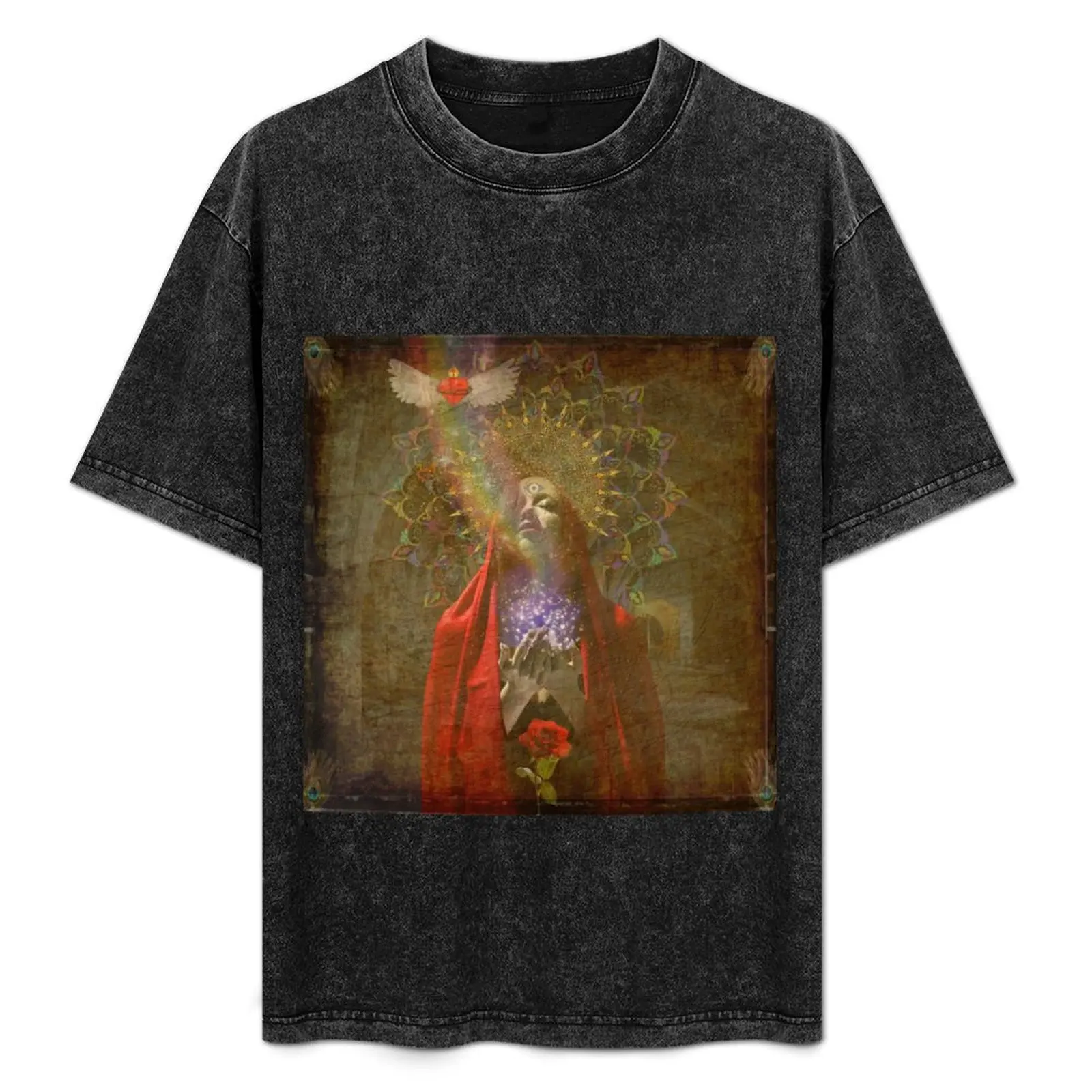 Priestess - Mary Magdalene T-Shirt Plus Size Solid Color T-Shirt