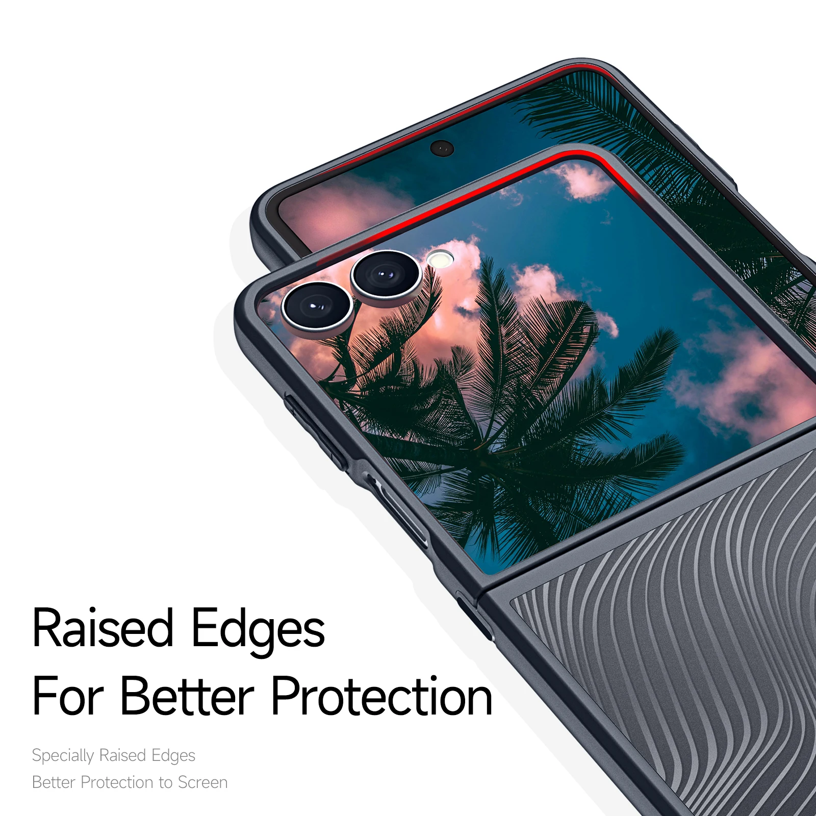 حافظة DUX DUCIS المغناطيسية لهاتف سامسونج Z Flip 7/Z Fold 7، غطاء شفاف مقاوم للصدمات، مضاد للخدش وحماية نحيفة