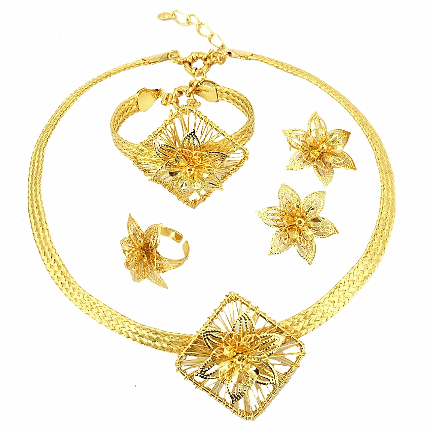 Yuminglai Brazilian Jewelry Sets High Quality Handmade Jewelry  for Women FHK13125