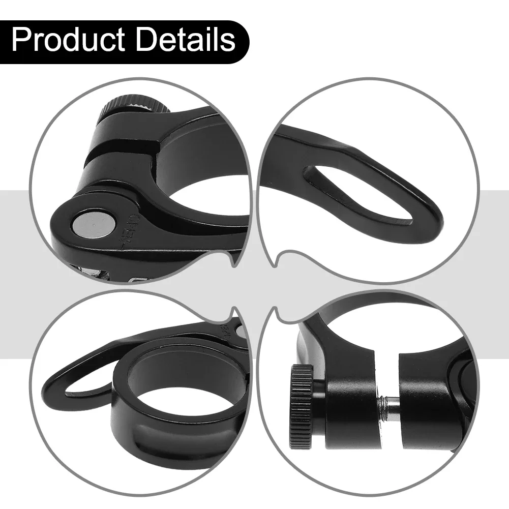 

31.8/34.9mm Bicycle Seat Post Clamp Riding Seat Post Seatpost Quick Release Lever Replacement 31.8mm/34.9mm Bicycle Bike Clamp