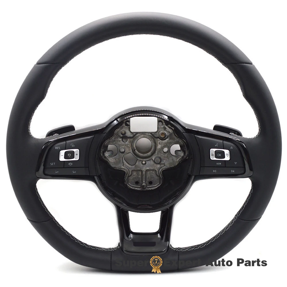 For VW MQB Rline Sports Steering Wheel Multifunctional ACC Or CNL New Logo With Paddles Assembly Accessories