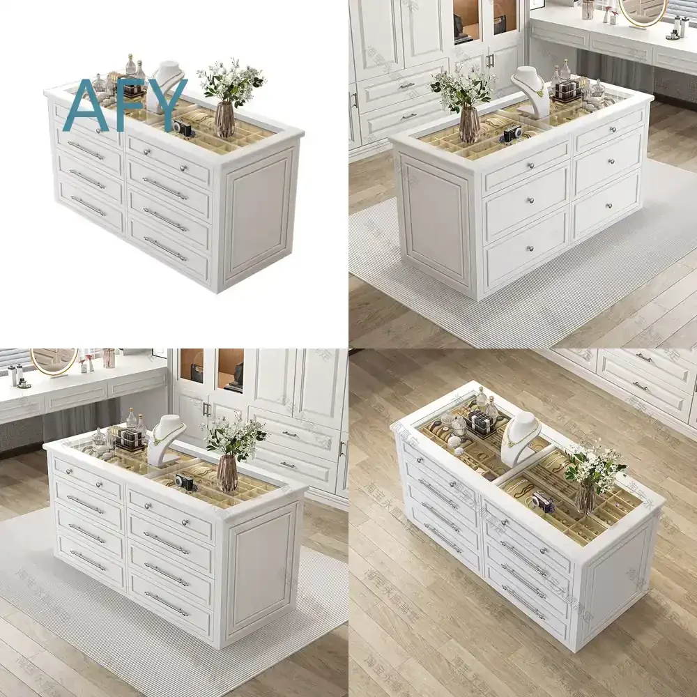French Cloakroom Cabinet for Nakajima Jewelry Storage High End Luxury Bedroom Painted Nakajima Terrace Double Sided Wardrobe