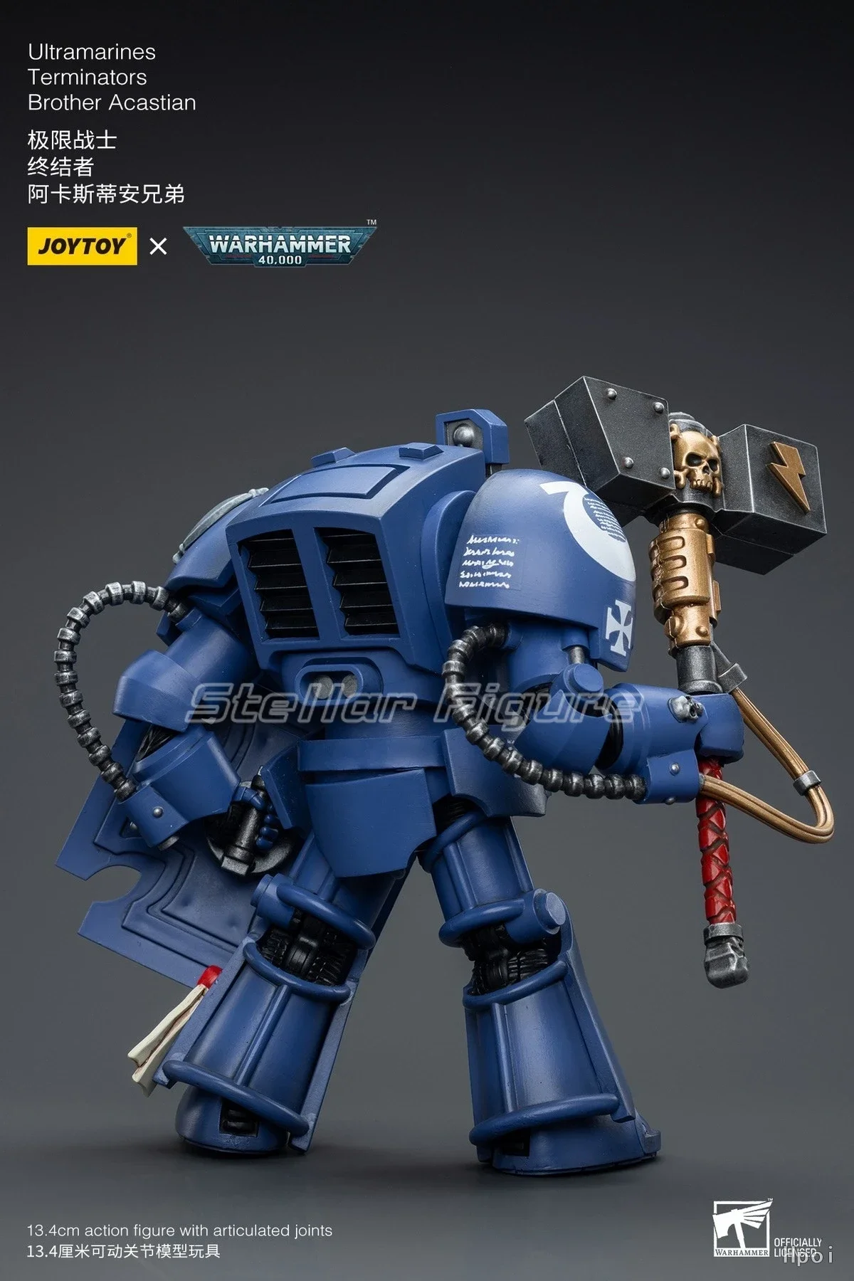 

【SF】1/18 JOYTOY Warhammer 40K Ultramarines Hellblasters Brother Paxor Sternguard Veteran Sergeant Brother Acastian Figure Model