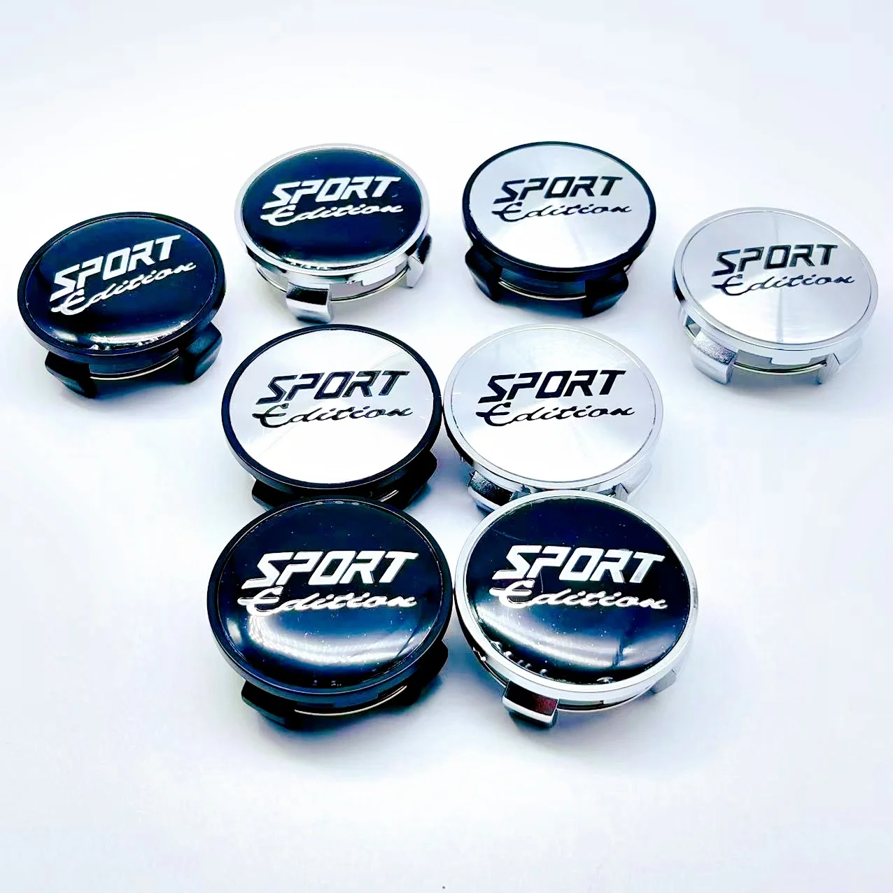 

4pcs/lot 62MM Car Wheel Center Caps With Sport Logo Emblem Wheel Hubcaps Auto Rim Hub Cover Badge covers Car Styling Accessories