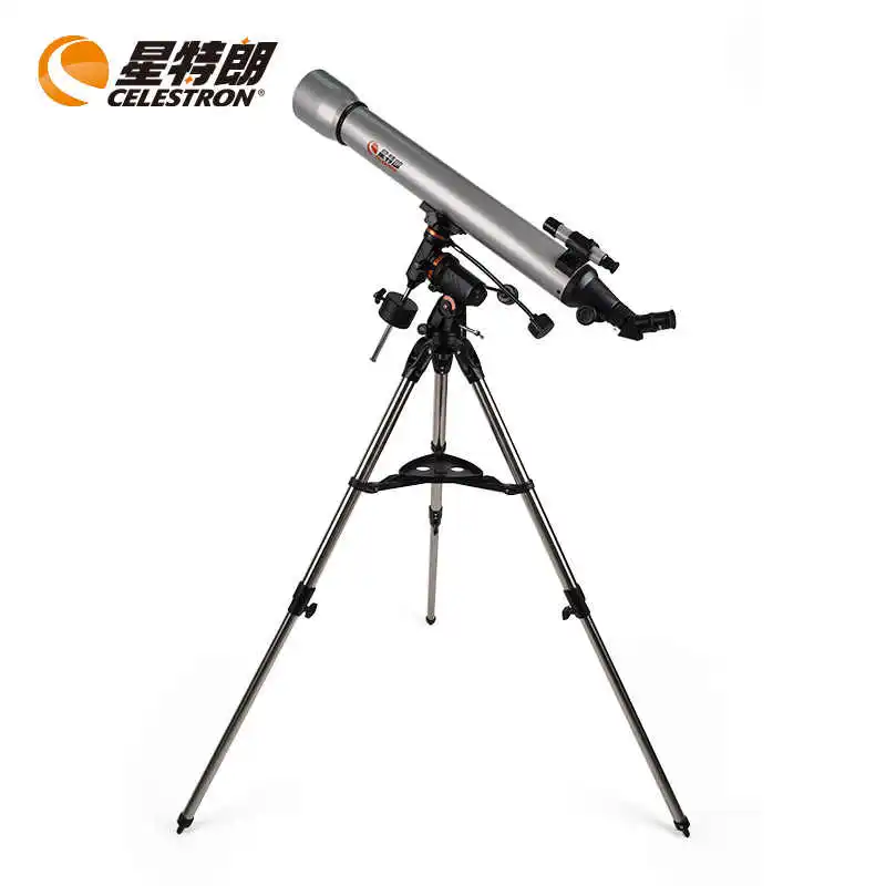 تلسكوب فلكي جديد CG3Pro 80900 من سيليسترون 80EQ مع نسبة انكسارية لتقليل الانحراف اللوني f/11.2