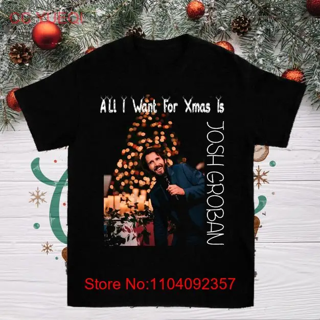 JOSH GROBAN Christmas T-shirt Cotton For men Women All Sizes EL271