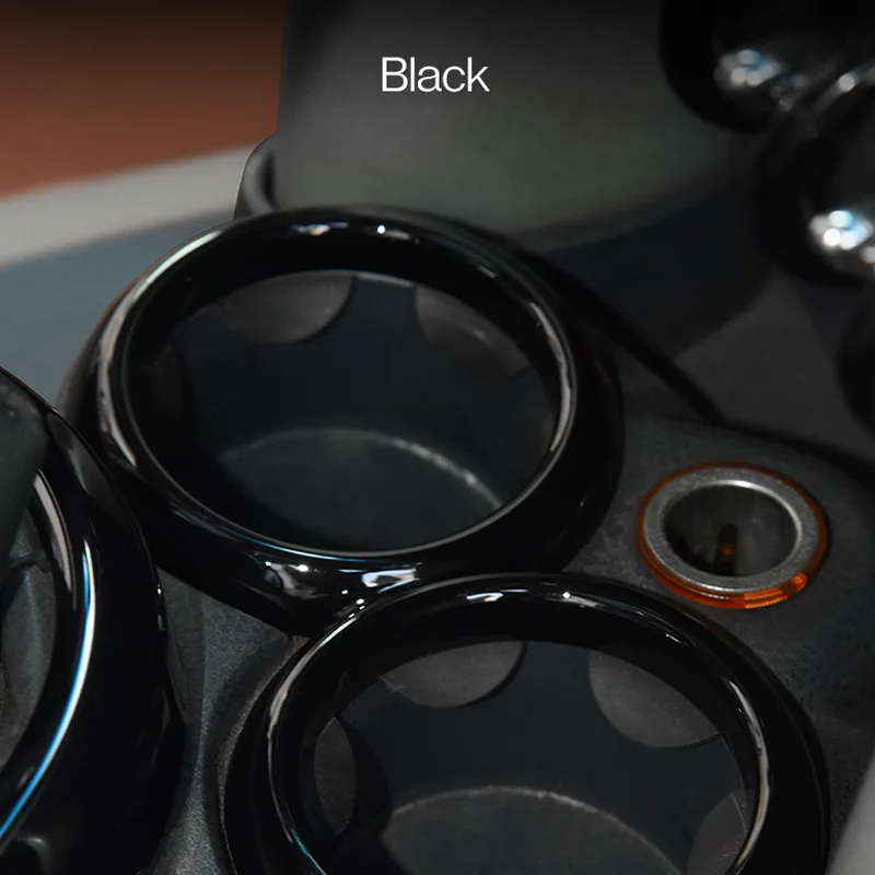 for Mini Cooper R50 R52 R53 2001 2002 2003 2004 2005 2006 2007 2008 Car Cup Holder Ring Trim Interior Accessories Decoration