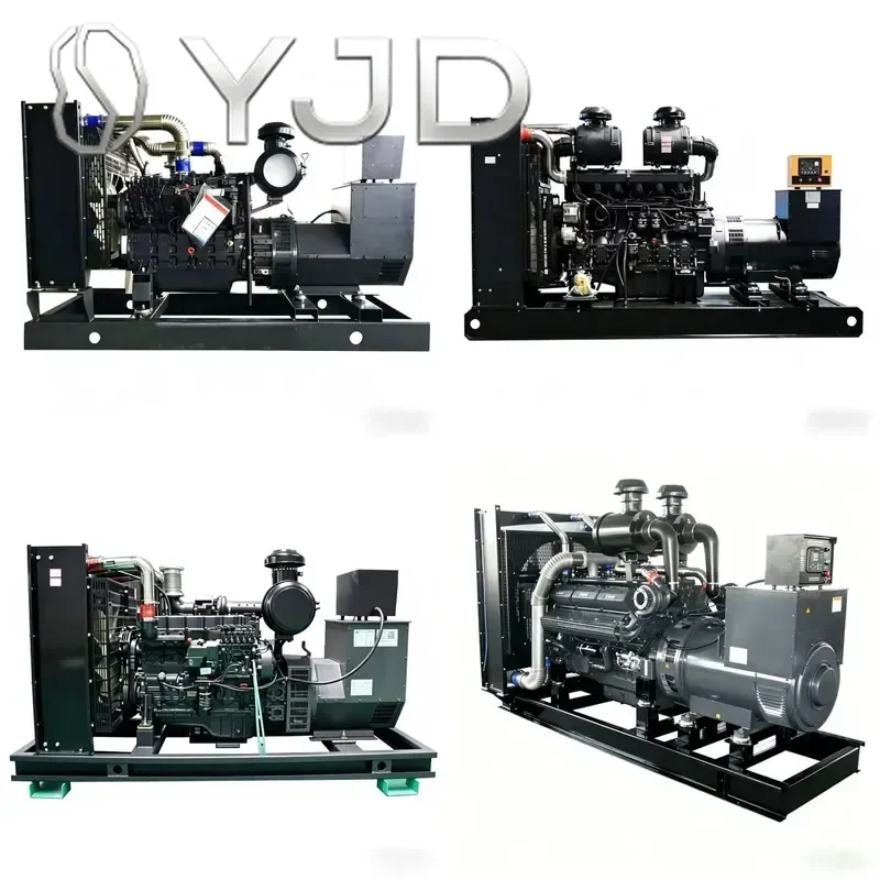 YJD JPF Diesel Engine Generator Genset Open Frame 50-150KW Auto Start 3 Phase 4 Wire Low Noise ATS 50Hz for Land Use