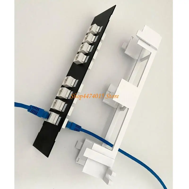 

K1AA 8 Ports for Cat 6 Straight Through Patch Panel RJ45 Cable Adapter B