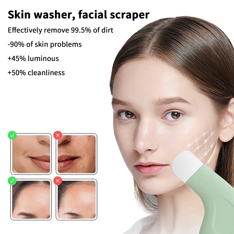 Gezicht Spatel Neus Whitehead Remover Facial Mee-eter Removal Tool Rvs Gezicht Schraper Voor Diepe ReinigingSkin Care Tool