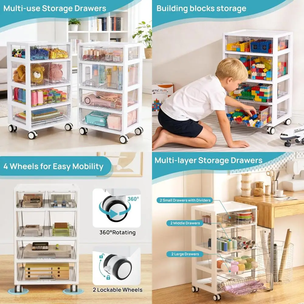 4-Tier Clear Plasti…