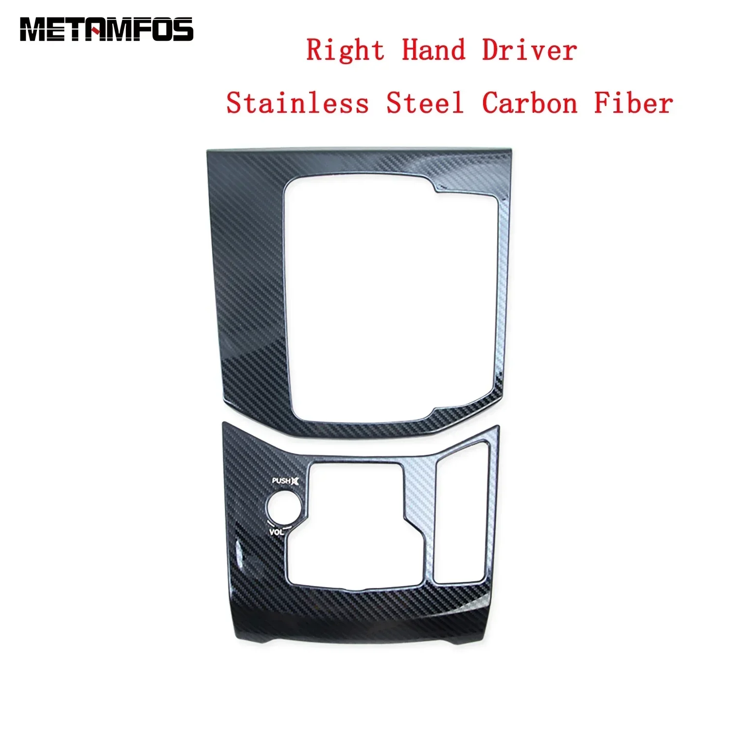 For Mazda CX-5 CX5 KF 2017-2023 2024 Carbon Fiber Gear Shift Box Cover Moulding Trim Decoration Frame Interior Car Accessories