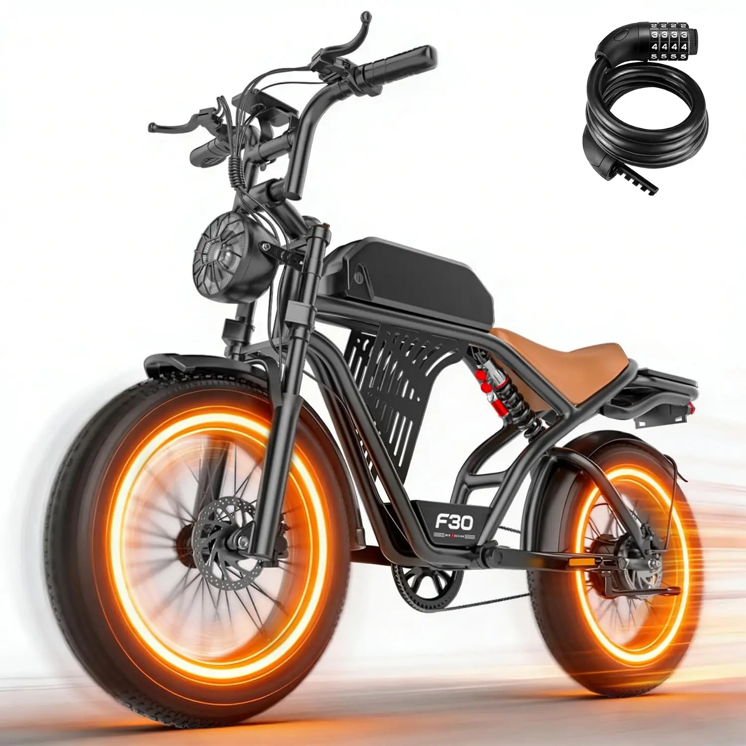2000W Peak Motor Electric Bike 28MPH 48V 20Ah Battery Adults Mountain Commuting, Customized
