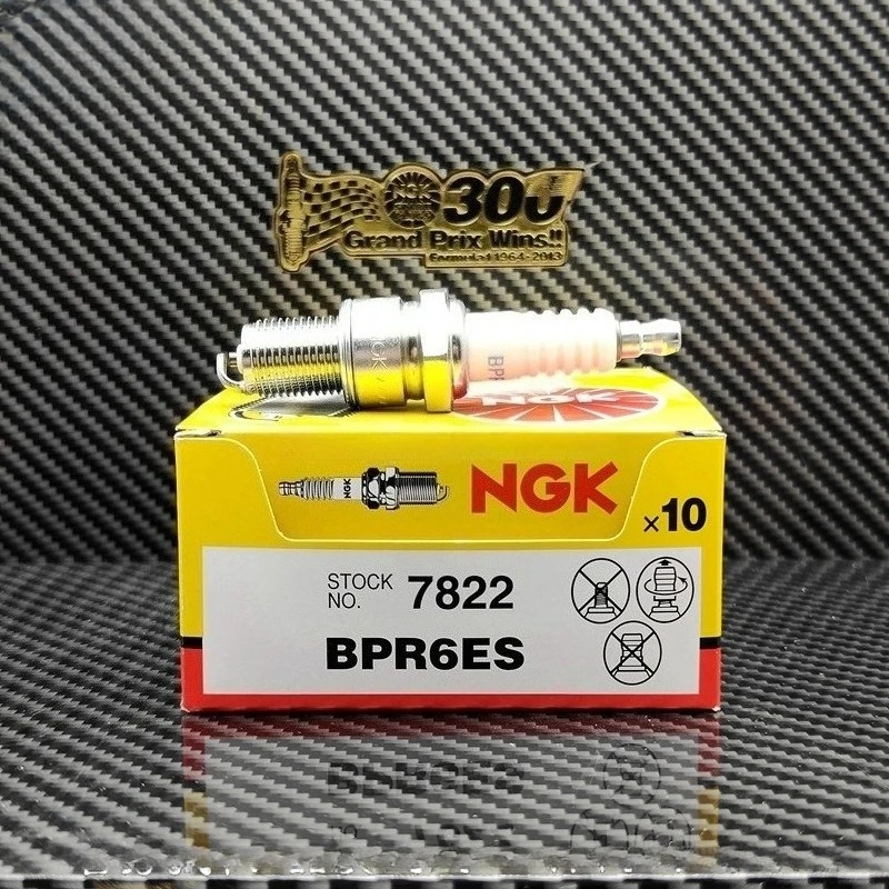 4 шт. оригинальные свечи зажигания 7822/BPR6ES NGK из никелевого сплава для LEXUS YAMAHA LANCIA FORD INFINITI MITSUBISHI RENAULT MAZDA DAIHATSU