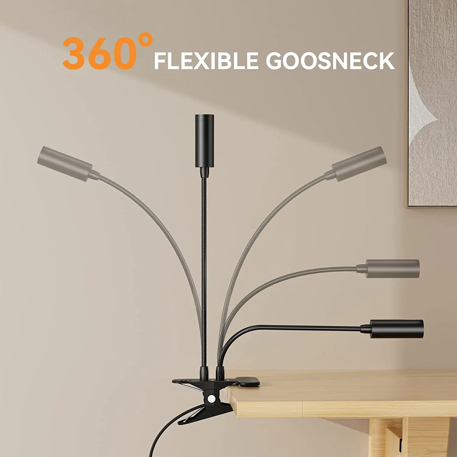 Imagem -04 - Dual Usb Gooseneck Luzes Led para Microscópios de Solda 360 Ajustável Lâmpada de Ângulo Livre Clipe Flexível Controle Remoto