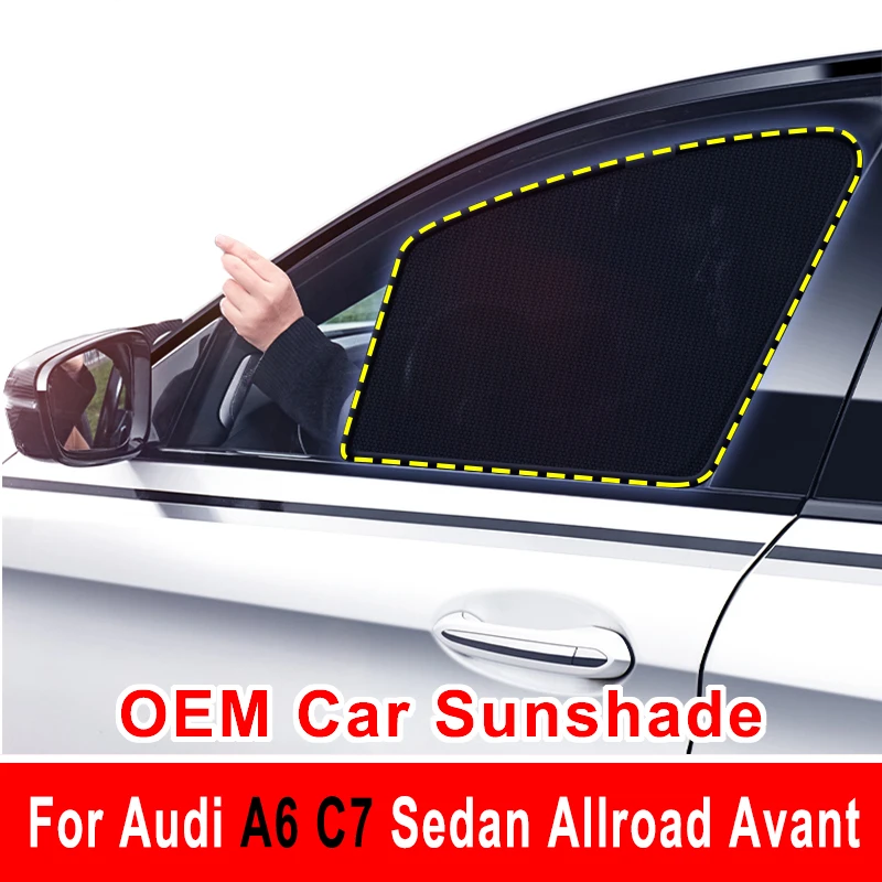 

For Audi A6 C7 Saloon Allroad Avant Sedan Car Window Cover Sun Shade Windshield Visors Sun Shield Curtains Accessories 2011-2018